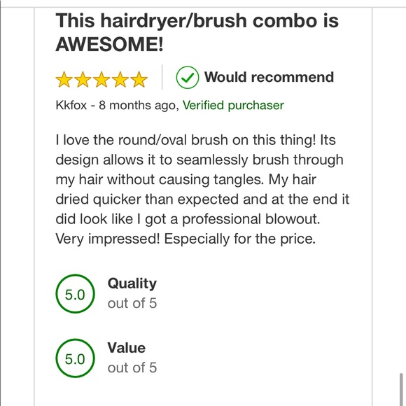 - •💆🏼♀️HOT TOOLS 2.8” BARREL BLOW OUT BRUSH 💆🏼♀️ - Picture 12 of 13